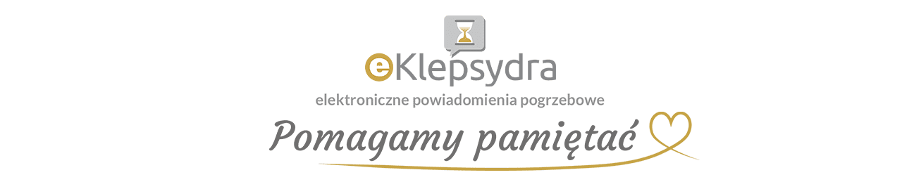 eKlepsydra | Elektroniczne powiadomienia pogrzebowe